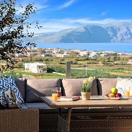 Cretan Sunset Villa Heated Pool Dhramia ภายนอก รูปภาพ