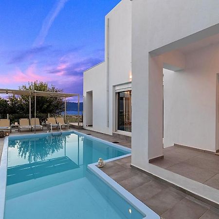Cretan Sunset Villa Heated Pool Dhramia ภายนอก รูปภาพ