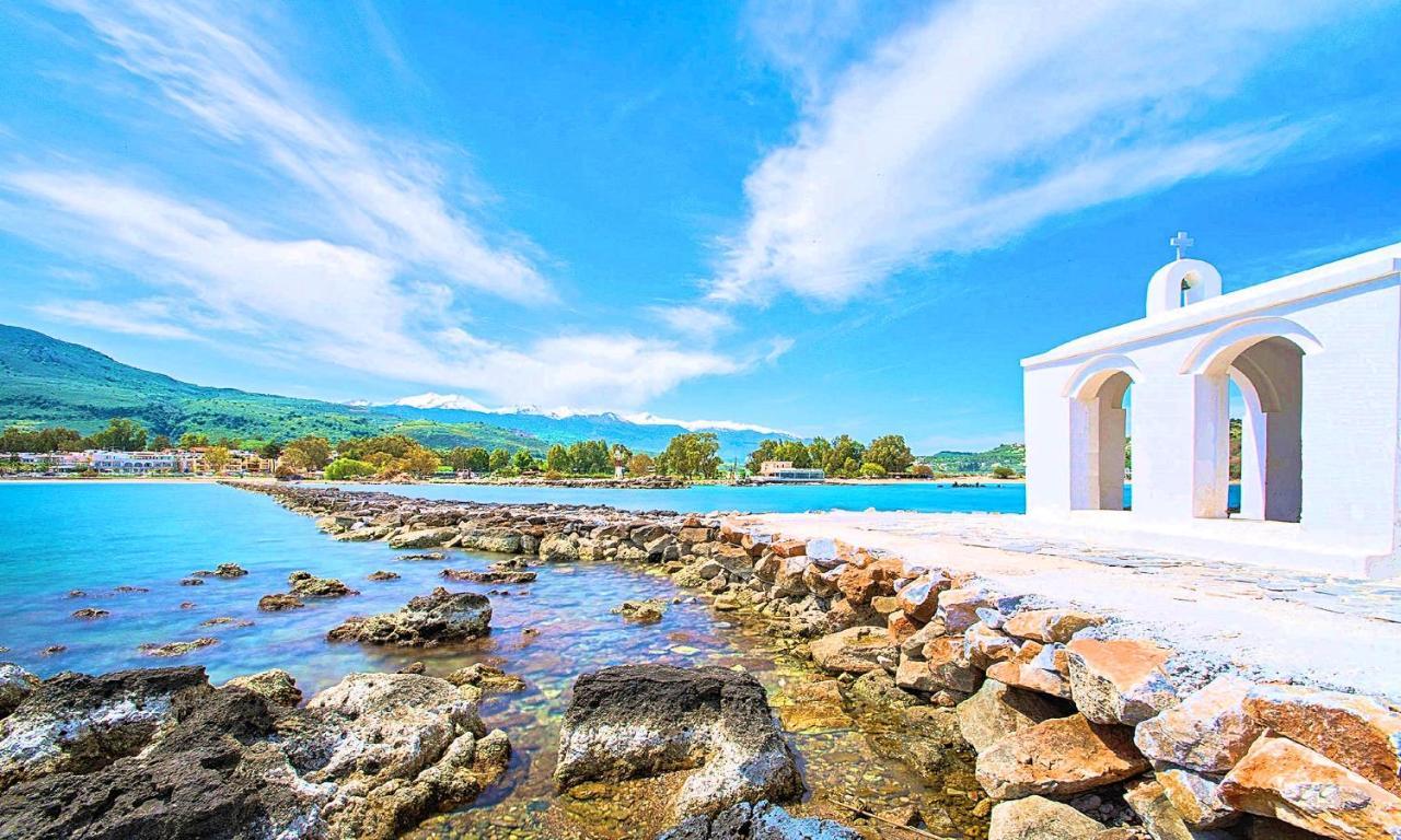 Cretan Sunset Villa Heated Pool Dhramia ภายนอก รูปภาพ